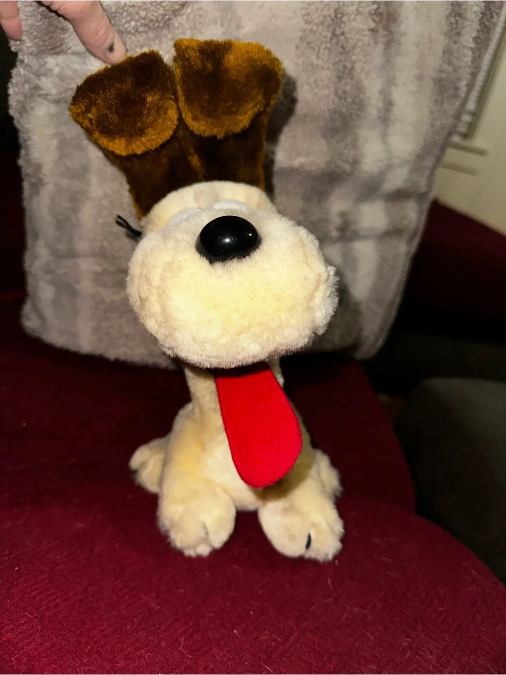 🐶 Vintage 1983 Dakin Odie Plush – Garfield – Original ID Tag! 🐶